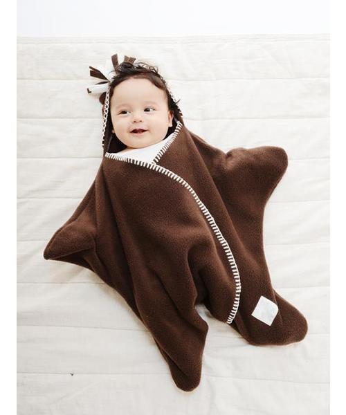 Tuppence & Crumble（タッペンスアンドクランブル）の「星型アフガン スターラップ 0-4M（新生児～生後4ヶ月頃） Tuppence&Crumble (タッペンス&クランブル)（おくるみ・キッズ・レッド/ライトブルー/スカイブルー/クリーム/ターコイズブルー/ローズ/イエロー/ライトピンク/パープル/ライトパープル/チョコ/バイオレット/チェリーピンク/オレンジ/グレー/オートミール/ラベンダー/その他・SMALL）」の3枚目の写真