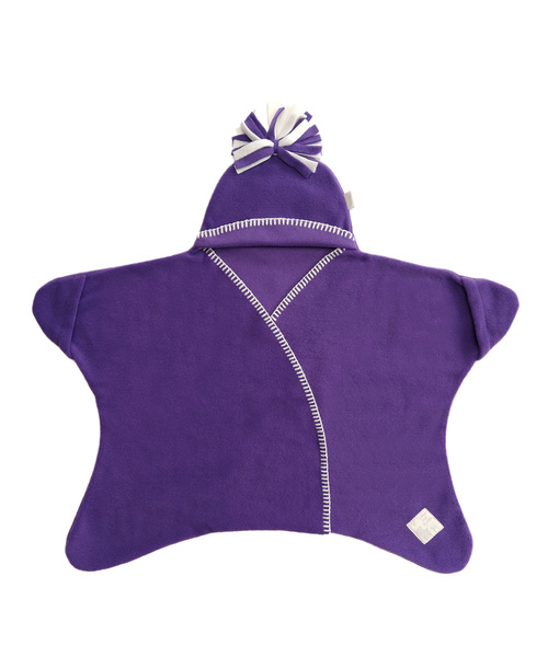 Tuppence & Crumble（タッペンスアンドクランブル）の「星型アフガン スターラップ 0-4M（新生児～生後4ヶ月頃） Tuppence&Crumble (タッペンス&クランブル)（おくるみ・キッズ・レッド/ライトブルー/スカイブルー/クリーム/ターコイズブルー/ローズ/イエロー/ライトピンク/パープル/ライトパープル/チョコ/バイオレット/チェリーピンク/オレンジ/グレー/オートミール/ラベンダー/その他・SMALL）」の11枚目の写真