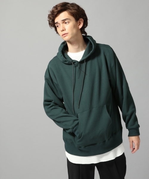 HARE（ハレ）の「ウラケプルオーバーパーカー(HARE)（パーカー・メンズ・オフホワイト/グリーン/その他1/パープル・LARGE/SMALL/MEDIUM）」の3枚目の写真