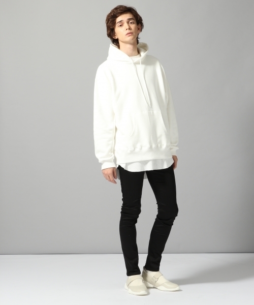 HARE（ハレ）の「ウラケプルオーバーパーカー(HARE)（パーカー・メンズ・オフホワイト/グリーン/その他1/パープル・LARGE/SMALL/MEDIUM）」の7枚目の写真