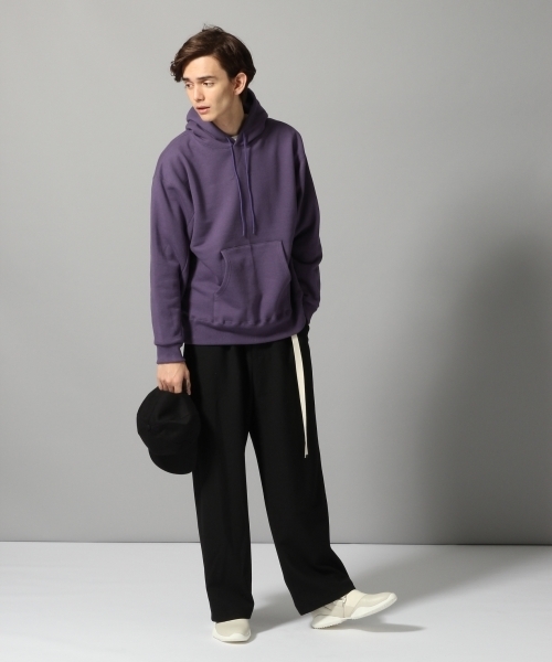 HARE（ハレ）の「ウラケプルオーバーパーカー(HARE)（パーカー・メンズ・オフホワイト/グリーン/その他1/パープル・LARGE/SMALL/MEDIUM）」の15枚目の写真