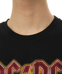 ヒステリックグラマー ACDC バンドティー ノースリーブ 短袖 カットソー 黒 ヒステリックグラマー ACDC バンドティー ノースリーブ 短袖