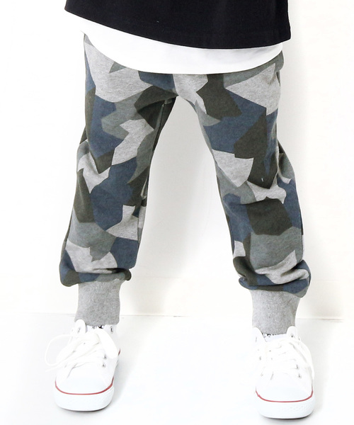 devirock（デビロック）の「【旧モデル】裏毛スウェット裾リブパンツ スウェットパンツ（その他パンツ・キッズ・ブラック/杢グレー/ネイビー/ブルー系その他/カーキ/ブルー/カモフラージュ/ブラック系その他/グレー系その他/グリーン系その他・150cm/160cm/130cm/100cm/140cm/110cm/120cm）」の4枚目の写真
