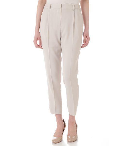 NATURAL BEAUTY BASIC（ナチュラルビューティーベーシック）の「ドビーセットアップパンツ【セットアップ対応商品】（その他パンツ・レディース・ベージュ/ネイビー/ダークベージュ・MEDIUM/SMALL/LARGE）」の2枚目の写真