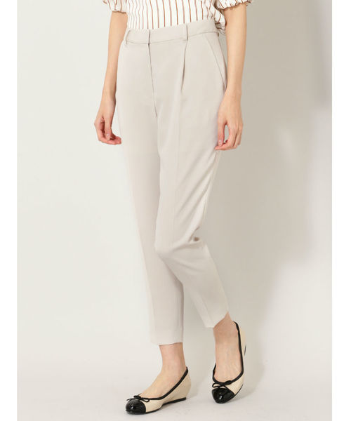 NATURAL BEAUTY BASIC（ナチュラルビューティーベーシック）の「ドビーセットアップパンツ【セットアップ対応商品】（その他パンツ・レディース・ベージュ/ネイビー/ダークベージュ・MEDIUM/SMALL/LARGE）」の16枚目の写真