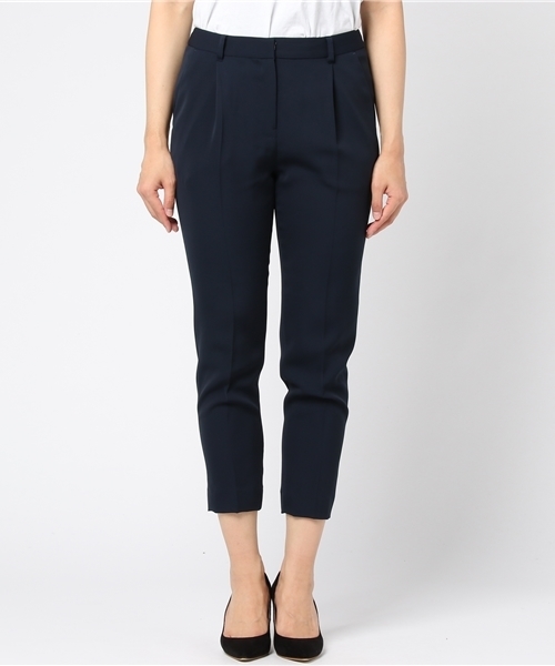 NATURAL BEAUTY BASIC（ナチュラルビューティーベーシック）の「ドビーセットアップパンツ【セットアップ対応商品】（その他パンツ・レディース・ベージュ/ネイビー/ダークベージュ・MEDIUM/SMALL/LARGE）」の4枚目の写真