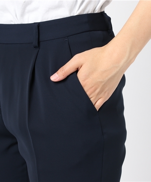 NATURAL BEAUTY BASIC（ナチュラルビューティーベーシック）の「ドビーセットアップパンツ【セットアップ対応商品】（その他パンツ・レディース・ベージュ/ネイビー/ダークベージュ・MEDIUM/SMALL/LARGE）」の9枚目の写真