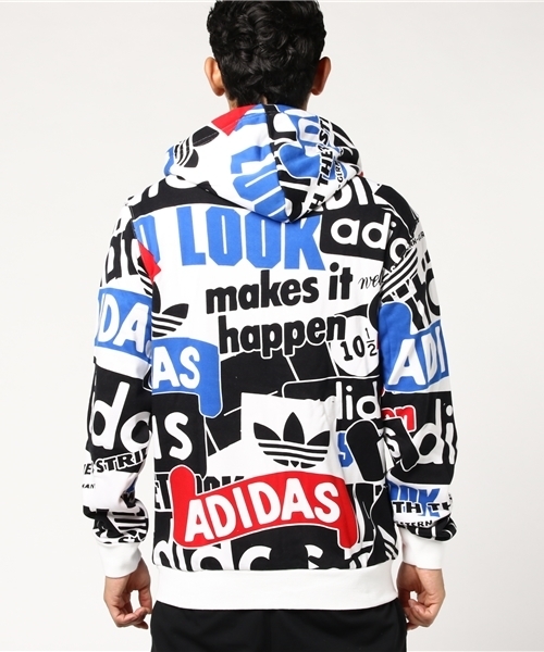 ADISH パーカー L adidas（アディダス）の「オリジナルス パーカー [AOP LOUD