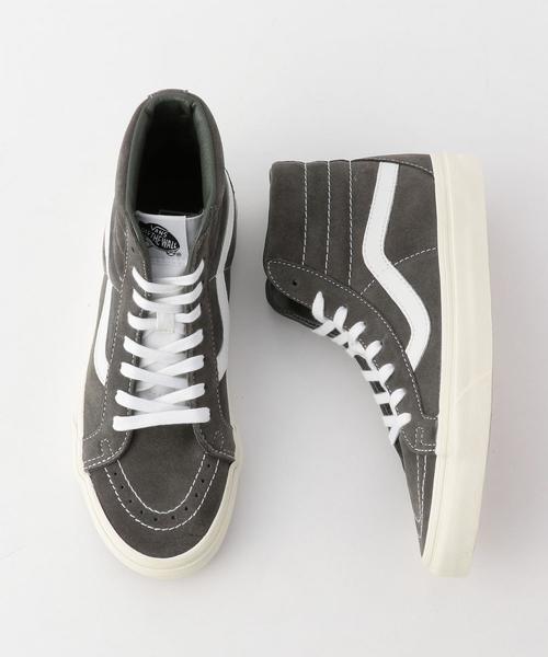 VANS（バンズ）の「＜VANS（バンズ）＞SK8-HI スエードスニーカー ◆（スニーカー・レディース・ダークグレー/オレンジ系その他・6h/5/6/5h/4h）」の2枚目の写真