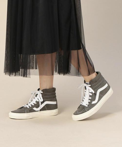VANS（バンズ）の「＜VANS（バンズ）＞SK8-HI スエードスニーカー ◆（スニーカー・レディース・ダークグレー/オレンジ系その他・6h/5/6/5h/4h）」の6枚目の写真