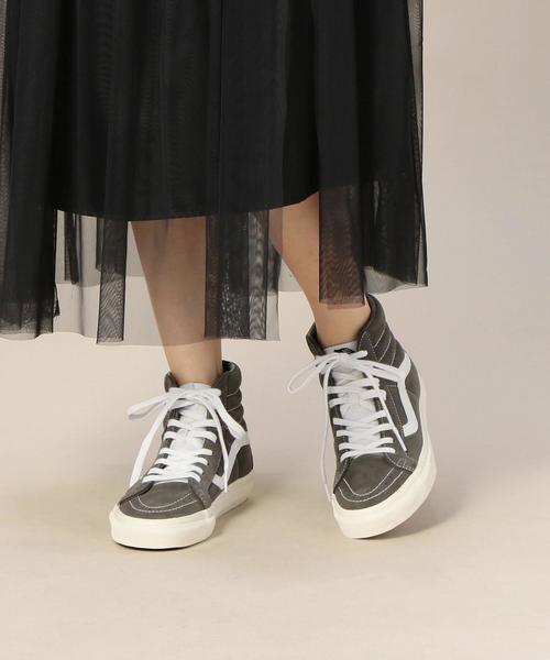 VANS（バンズ）の「＜VANS（バンズ）＞SK8-HI スエードスニーカー ◆（スニーカー・レディース・ダークグレー/オレンジ系その他・6h/5/6/5h/4h）」の7枚目の写真
