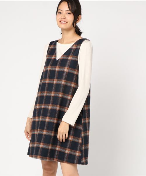 As Know As Pinky アズノゥアズピンキー の シャギｃｈｋジャンスカ ワンピース ワンピース Wear