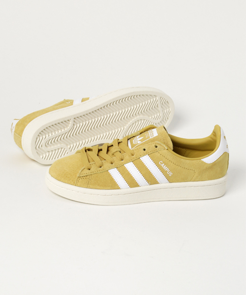 adidas（アディダス）の「adidas Originals/アディダス オリジナルス CAMPUS/キャンパス（スニーカー・メンズ・イエロー・23cm/24cm/22.5cm/24.5cm/25.5cm/26.5cm/26cm/23.5cm/27cm/28cm/27.5cm/25cm）」の2枚目の写真