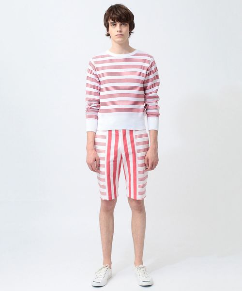 koe×THOM BROWNE（コエトムブラウン）の「[koe×THOM BROWNE]MENS SHORTS（その他パンツ・メンズ・キャメル/ストライプ・LARGE/MEDIUM/SMALL）」の18枚目の写真