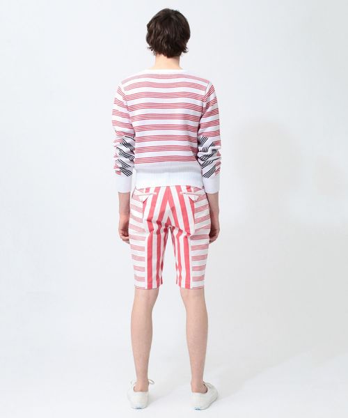 koe×THOM BROWNE（コエトムブラウン）の「[koe×THOM BROWNE]MENS SHORTS（その他パンツ・メンズ・キャメル/ストライプ・LARGE/MEDIUM/SMALL）」の8枚目の写真