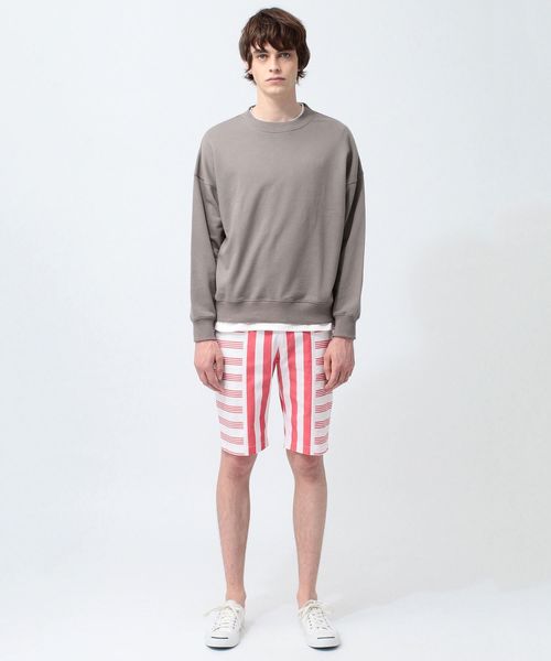 koe×THOM BROWNE（コエトムブラウン）の「[koe×THOM BROWNE]MENS SHORTS（その他パンツ・メンズ・キャメル/ストライプ・LARGE/MEDIUM/SMALL）」の19枚目の写真
