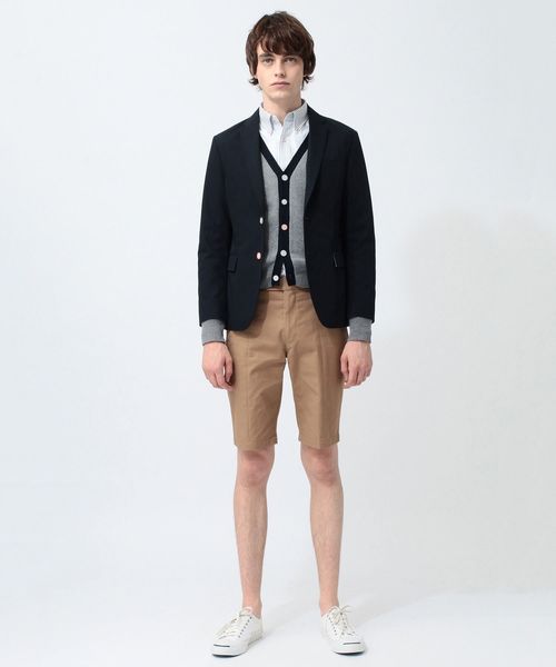 koe×THOM BROWNE（コエトムブラウン）の「[koe×THOM BROWNE]MENS SHORTS（その他パンツ・メンズ・キャメル/ストライプ・LARGE/MEDIUM/SMALL）」の4枚目の写真