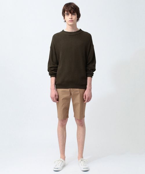 koe×THOM BROWNE（コエトムブラウン）の「[koe×THOM BROWNE]MENS SHORTS（その他パンツ・メンズ・キャメル/ストライプ・LARGE/MEDIUM/SMALL）」の7枚目の写真