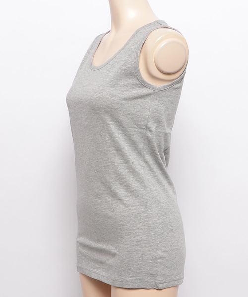 and it_（アンドイット）の「カラーコットンベーシックタンクトップ（タンクトップ・レディース・杢グレー/ダークオレンジ/ブラック/ネイビー/オフホワイト/ピンク/ブルー/グリーン/モスグリーン/ボルドー/マスタード/ラベンダー/ブルー系その他・LARGE/MEDIUM/X-LARGE）」の14枚目の写真