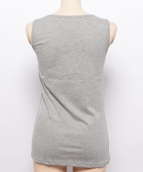 and it_（アンドイット）の「カラーコットンベーシックタンクトップ（タンクトップ・レディース・杢グレー/ダークオレンジ/ブラック/ネイビー/オフホワイト/ピンク/ブルー/グリーン/モスグリーン/ボルドー/マスタード/ラベンダー/ブルー系その他・LARGE/MEDIUM/X-LARGE）」の15枚目の写真