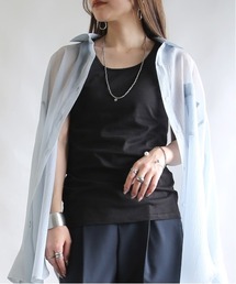 ⭐️未使用近い⭐️CC 23A タンクトップ カシミヤ　黒　ロゴ　38 タンクトップ（ブラック/黒色系）ファッション通販 - ZOZOTOWN