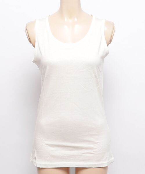 and it_（アンドイット）の「カラーコットンベーシックタンクトップ（タンクトップ・レディース・杢グレー/ダークオレンジ/ブラック/ネイビー/オフホワイト/ピンク/ブルー/グリーン/モスグリーン/ボルドー/マスタード/ラベンダー/ブルー系その他・LARGE/MEDIUM/X-LARGE）」の16枚目の写真