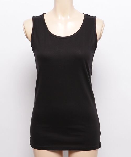 and it_（アンドイット）の「カラーコットンベーシックタンクトップ（タンクトップ・レディース・杢グレー/ダークオレンジ/ブラック/ネイビー/オフホワイト/ピンク/ブルー/グリーン/モスグリーン/ボルドー/マスタード/ラベンダー/ブルー系その他・LARGE/MEDIUM/X-LARGE）」の17枚目の写真