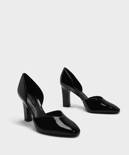CHARLES & KEITH(チャールズ & キース)の「テパードドルセイヒール / TAPERED D'ORSAY HEELS(パンプス・レディース・ライトグレー/ブラック/ブラウン系その他・22.5cm/23cm/23.5cm/24.5cm/25cm/25.5cm)」の5枚目の写真