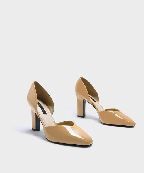 CHARLES & KEITH(チャールズ & キース)の「テパードドルセイヒール / TAPERED D'ORSAY HEELS(パンプス・レディース・ライトグレー/ブラック/ブラウン系その他・22.5cm/23cm/23.5cm/24.5cm/25cm/25.5cm)」の17枚目の写真