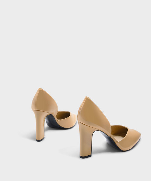 CHARLES & KEITH(チャールズ & キース)の「テパードドルセイヒール / TAPERED D'ORSAY HEELS(パンプス・レディース・ライトグレー/ブラック/ブラウン系その他・22.5cm/23cm/23.5cm/24.5cm/25cm/25.5cm)」の18枚目の写真