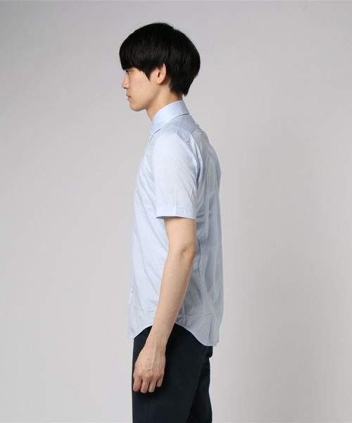 Estnation 半袖　シャツ エストネーション ESTNATION 半袖シャツ ストライプ メンズ M