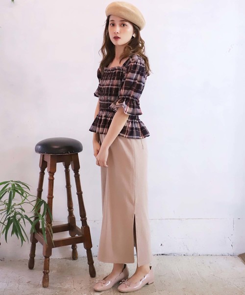 one after another NICE CLAUP（ワンアフターアナザーナイスクラップ）の「スカラップ バレエシューズ（バレエシューズ・レディース・ピンク/ゴールド/ラベンダー・SMALL/MEDIUM/LARGE）」の7枚目の写真