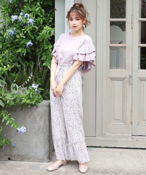 one after another NICE CLAUP（ワンアフターアナザーナイスクラップ）の「スカラップ バレエシューズ（バレエシューズ・レディース・ピンク/ゴールド/ラベンダー・SMALL/MEDIUM/LARGE）」の9枚目の写真