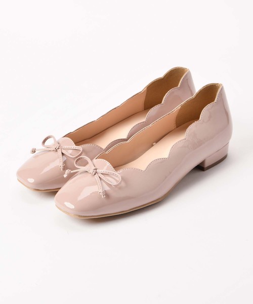 one after another NICE CLAUP（ワンアフターアナザーナイスクラップ）の「スカラップ バレエシューズ（バレエシューズ・レディース・ピンク/ゴールド/ラベンダー・SMALL/MEDIUM/LARGE）」の12枚目の写真