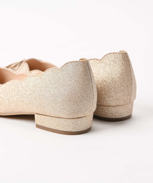 one after another NICE CLAUP（ワンアフターアナザーナイスクラップ）の「スカラップ バレエシューズ（バレエシューズ・レディース・ピンク/ゴールド/ラベンダー・SMALL/MEDIUM/LARGE）」の17枚目の写真