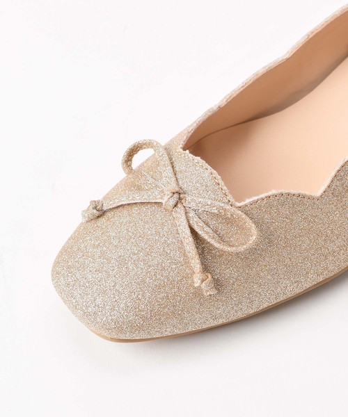 one after another NICE CLAUP（ワンアフターアナザーナイスクラップ）の「スカラップ バレエシューズ（バレエシューズ・レディース・ピンク/ゴールド/ラベンダー・SMALL/MEDIUM/LARGE）」の18枚目の写真