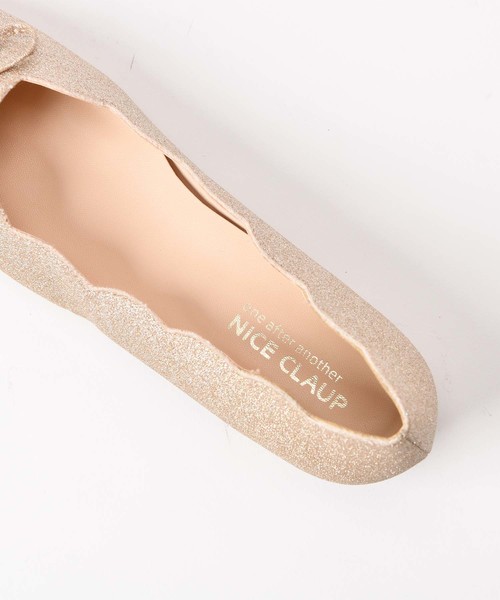 one after another NICE CLAUP（ワンアフターアナザーナイスクラップ）の「スカラップ バレエシューズ（バレエシューズ・レディース・ピンク/ゴールド/ラベンダー・SMALL/MEDIUM/LARGE）」の19枚目の写真