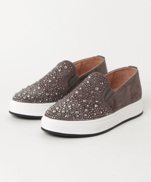 セール シューズ Staccato スタッカート のファッション スエードストーンスリッポン スリッポン