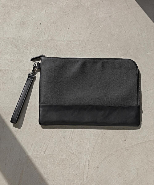 green label relaxing（グリーンレーベルリラクシング）の「SC GLR A4 クラッチバッグ ◆（クラッチバッグ・メンズ・ベージュ/ネイビー/ブラック/その他1・FREE）」の4枚目の写真