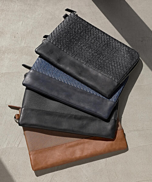 green label relaxing（グリーンレーベルリラクシング）の「SC GLR A4 クラッチバッグ ◆（クラッチバッグ・メンズ・ベージュ/ネイビー/ブラック/その他1・FREE）」の11枚目の写真