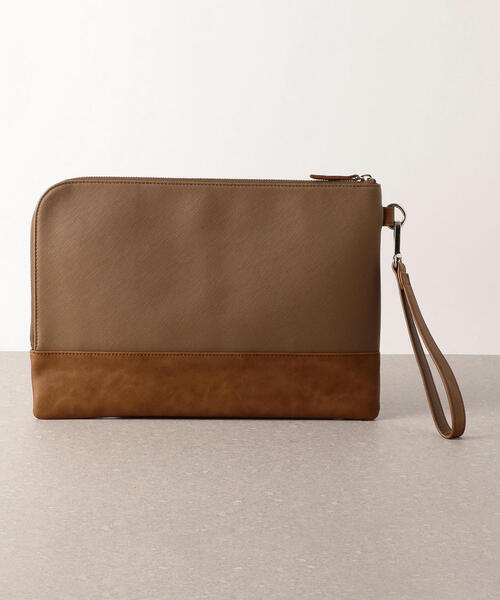 green label relaxing（グリーンレーベルリラクシング）の「SC GLR A4 クラッチバッグ ◆（クラッチバッグ・メンズ・ベージュ/ネイビー/ブラック/その他1・FREE）」の10枚目の写真