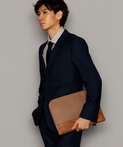 green label relaxing（グリーンレーベルリラクシング）の「SC GLR A4 クラッチバッグ ◆（クラッチバッグ・メンズ・ベージュ/ネイビー/ブラック/その他1・FREE）」の16枚目の写真