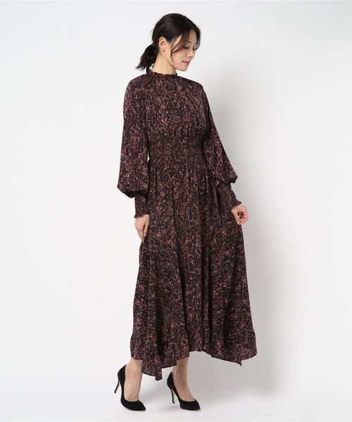 CASA FLINE（カーサフライン）の「ハイネックワンピース（ワンピース・レディース・パープル/イエロー・FREE）」の5枚目の写真