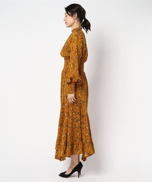 CASA FLINE（カーサフライン）の「ハイネックワンピース（ワンピース・レディース・パープル/イエロー・FREE）」の3枚目の写真