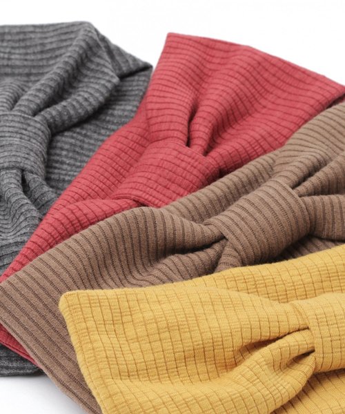 GLOBAL WORK（グローバルワーク）の「2WAYターバン/820501（ヘアバンド・レディース・ブラック/グレー/ワインレッド/ベージュ/イエロー系その他6・FREE）」の9枚目の写真