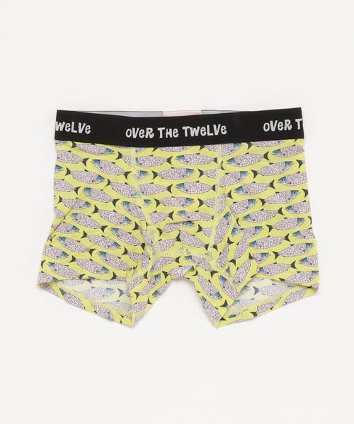 OVER THE TWELVE（オーバーザトゥウェルブ）の「OVER THE TWELVE（オーバーザトゥエルブ）臓物魚 ぴもうえ×OTT/アンダーウェア（ボクサーパンツ・メンズ・ブルー/グリーン・MEDIUM/LARGE）」の2枚目の写真