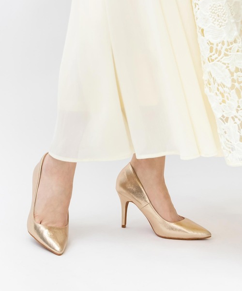 RANDA(ランダ)の「ストレスフリー/ポインテッドプレーンパンプス(パンプス・レディース・ブラック/グレイッシュベージュ/ブルー/ガンメタ/ゴールド/ワイン/ブラック系その他/レッド/ゴールド系その他/シルバー・22/22.5/23/23.5/24/24.5/25/25.5/21/21.5)」の9枚目の写真