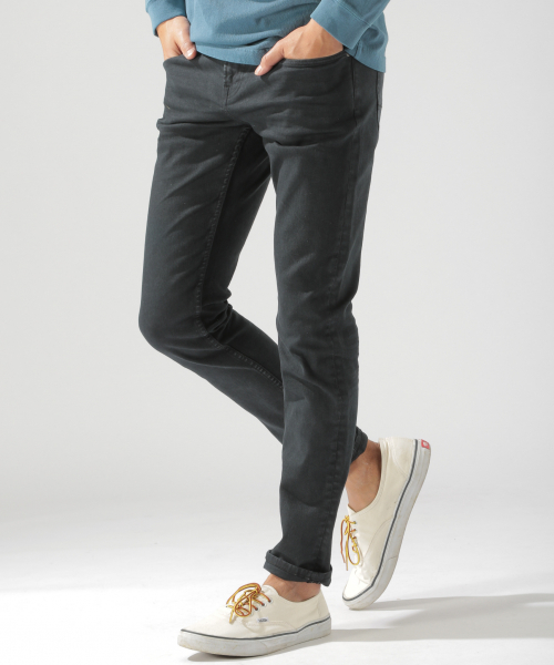 BAYFLOW(ベイフロー)の「ハイパーストレッチスリムカラーデニム 19SS(デニムパンツ・メンズ・ブラック/ベージュ/オフホワイト・MEDIUM/LARGE/X-LARGE/SMALL)」の20枚目の写真