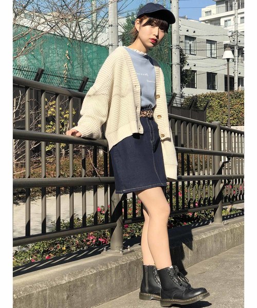 WEGO(ウィゴー)の「WEGO/ワッフルショートカーディガン(カーディガン/ボレロ・レディース・アイボリー/ライトパープル/ベージュ/ライトイエロー・FREE)」の12枚目の写真