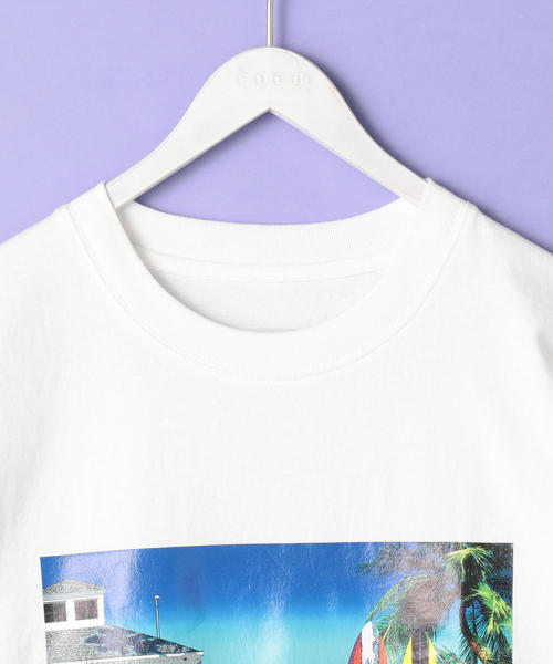 coen(コーエン)の「【FINEBOYS6月号掲載】ビッグシルエットプリントTシャツ3(UTILITY LINE)(Tシャツ/カットソー・メンズ・ホワイト/ブラック/その他・SMALL/LARGE/MEDIUM)」の5枚目の写真